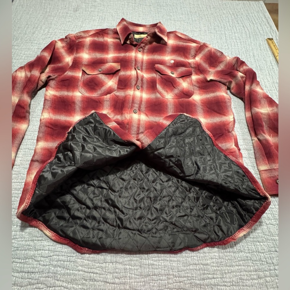 Cotton Brothers Flannel Chore Coat Buffalo Check Jacket Size XL Quilted‎ Lining